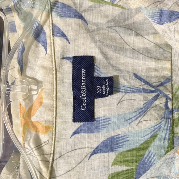 🟢 Croft and Barrow XXL Hawaiian shirt (invM041) - Picture 4 of 6